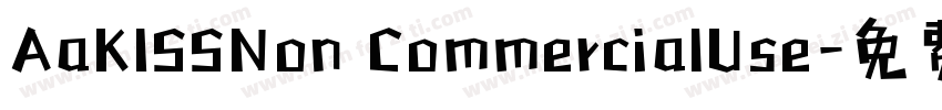 AaKISSNon CommercialUse字体转换